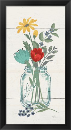 Framed Blooming Thoughts XI no Words Print
