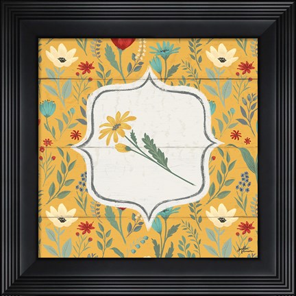 Framed Blooming Thoughts V Flower Print