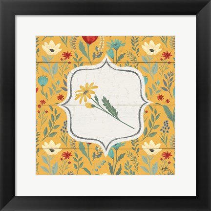 Framed Blooming Thoughts V Flower Print