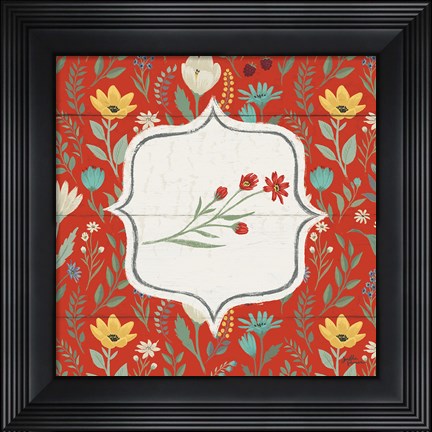 Framed Blooming Thoughts VII Flower Print