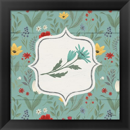 Framed Blooming Thoughts VI Flower Print