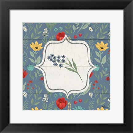 Framed Blooming Thoughts VIII Flower Print