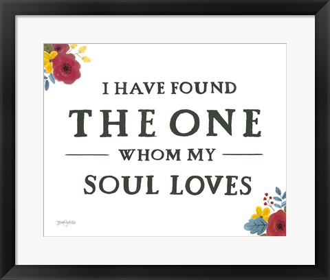 Framed Scripture for Life VII Print