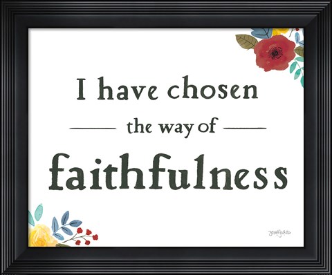 Framed Scripture for Life VI Print