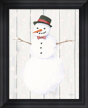 Framed Welcome Christmas II Print