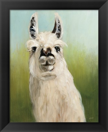 Framed Whos Your Llama I Print