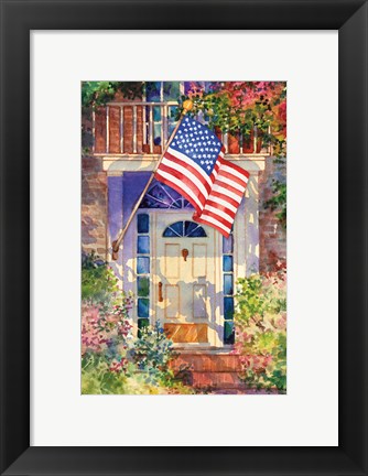 Framed Patriotic Home Print