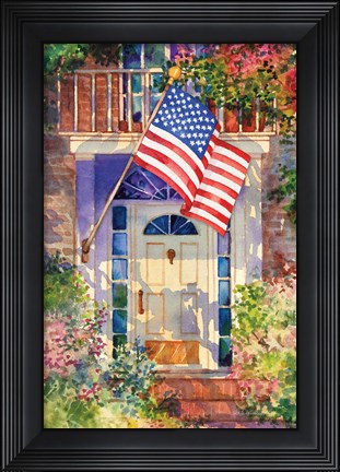 Framed Patriotic Home Print