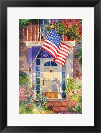 Framed Patriotic Home Print