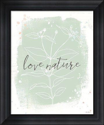 Framed Organic Lines IV Print