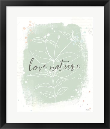 Framed Organic Lines IV Print