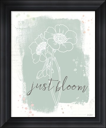 Framed Organic Lines II Print