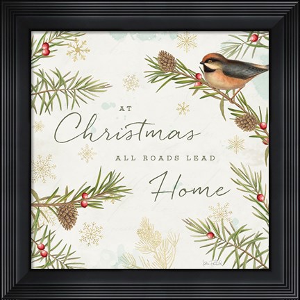 Framed Christmas Tradition V Print