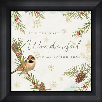 Framed Christmas Tradition IV Print