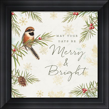 Framed Christmas Tradition II Print