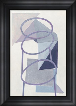 Framed Paper Trail II Print