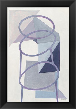 Framed Paper Trail II Print