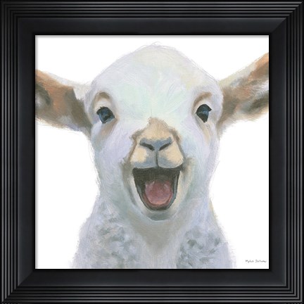 Framed Farm Friends I Print