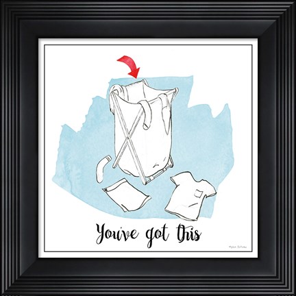 Framed Home Improvement II with Color Script Print