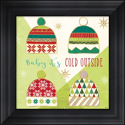 Framed Winter Wishes III Print