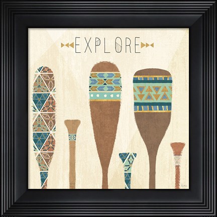 Framed Outdoor Geo VII Print