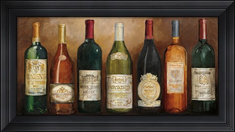 Framed And the Winner Is Bottle Print