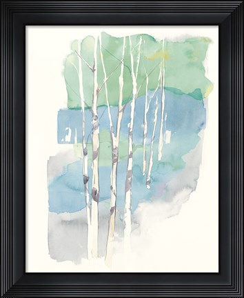 Framed Aspens II v2 Print