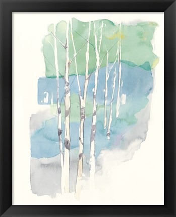 Framed Aspens II v2 Print