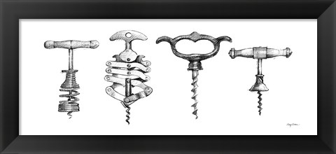 Framed Corkscrew Collection Print