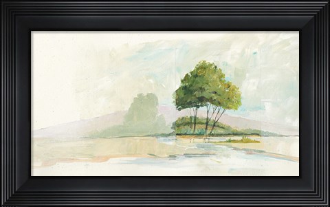 Framed Lake Front II Print