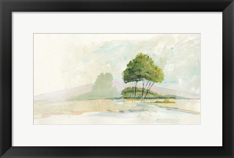 Framed Lake Front II Print