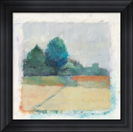Framed Path through the Field Print