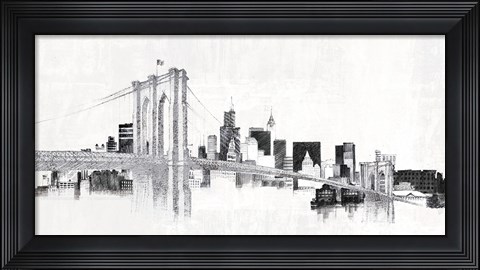 Framed Skyline Crossing Silver Print