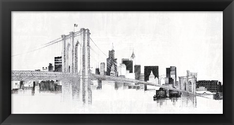 Framed Skyline Crossing Silver Print