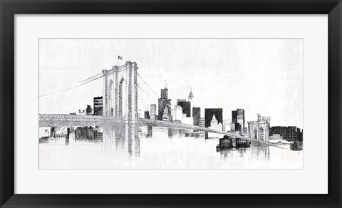 Framed Skyline Crossing Silver Print