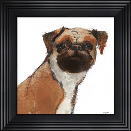 Framed Snug Watercolor Print