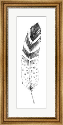 Framed Spirit Feather VII Print