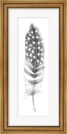 Framed Spirit Feather VIIIb Print