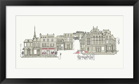 Framed World Cafe V Paris II Print