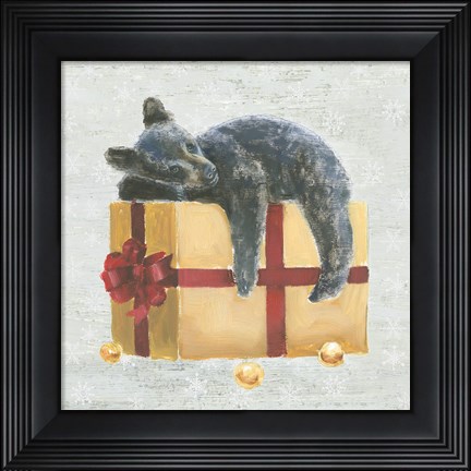 Framed Christmas Critters III Print