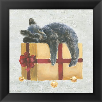 Framed Christmas Critters III Print