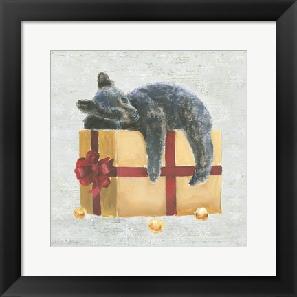 Framed Christmas Critters III Print