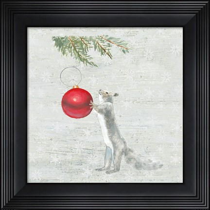 Framed Christmas Critters IV Print
