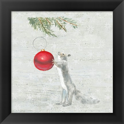 Framed Christmas Critters IV Print