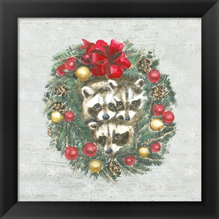 Framed Christmas Critters II Print