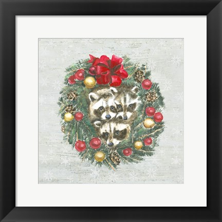 Framed Christmas Critters II Print