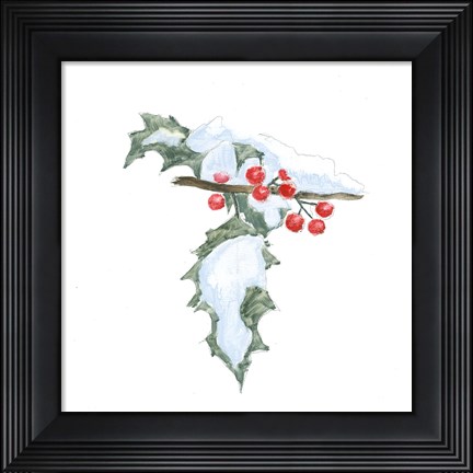 Framed Into the Woods Holly I Print