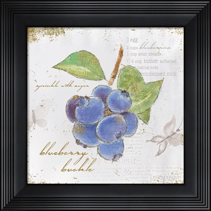 Framed Garden Treasures V Print