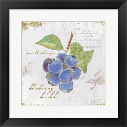 Framed Garden Treasures V Print