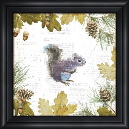 Framed Into the Woods V Print